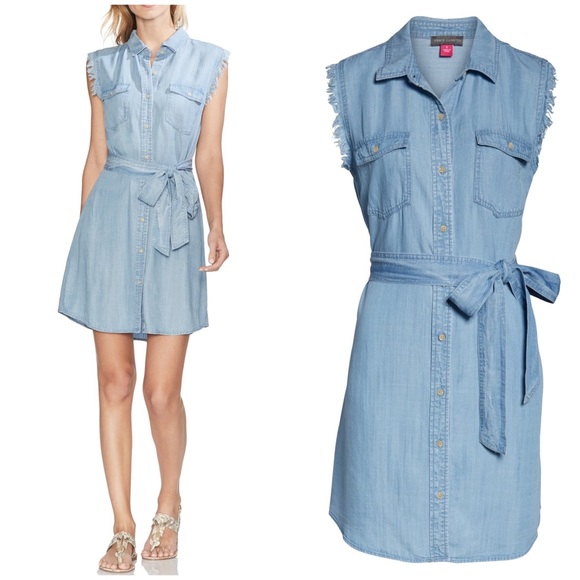 Vince Camuto Dresses & Skirts - Vince Camuto Chambray Shirtdress